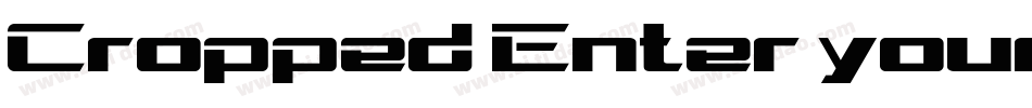 Cropped Enter your o字体转换